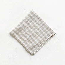 Load image into Gallery viewer, Linen Napkin in Gingham