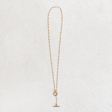 Load image into Gallery viewer, Figaro Chain Toggle Necklace