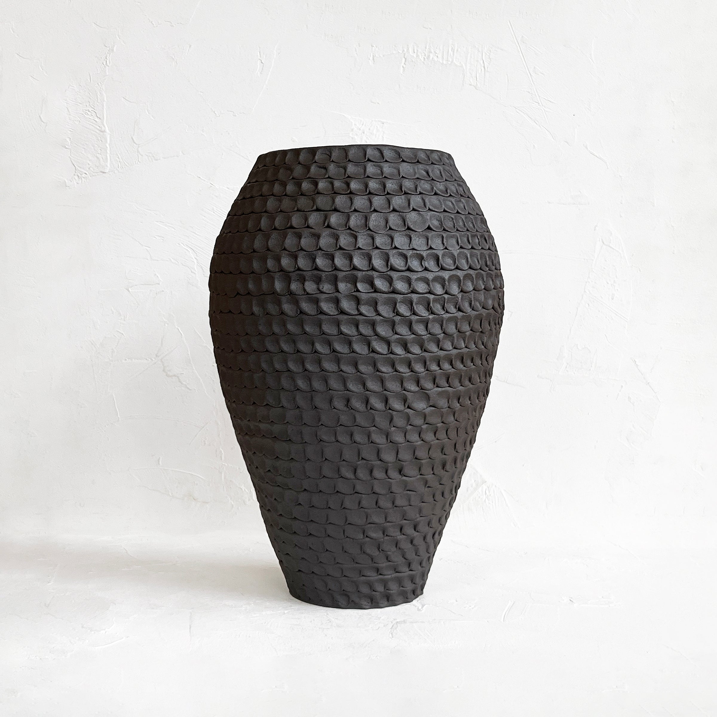 Dark Chocolate Coil Vase