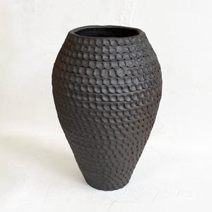 Dark Chocolate Coil Vase