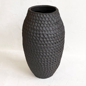 Dark Chocolate Coil Vase