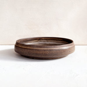 Serving Platter in Matte Brown