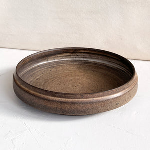 Serving Platter in Matte Brown