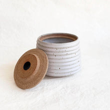 Load image into Gallery viewer, Lidded Vessel in Matte White