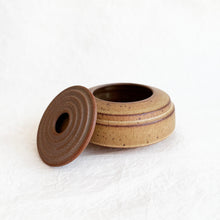 Load image into Gallery viewer, Lidded Vessel in Yellow Salt