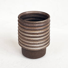 Load image into Gallery viewer, Textured Tumbler in Cream and Brown