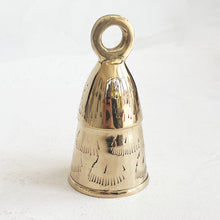 Load image into Gallery viewer, Large Etched Brass Bell