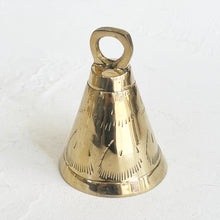 Load image into Gallery viewer, Large Etched Brass Bell