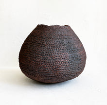 Load image into Gallery viewer, Large Coiled Vase in Dark Brown