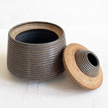 Load image into Gallery viewer, Lidded Vessel in Slate Gray