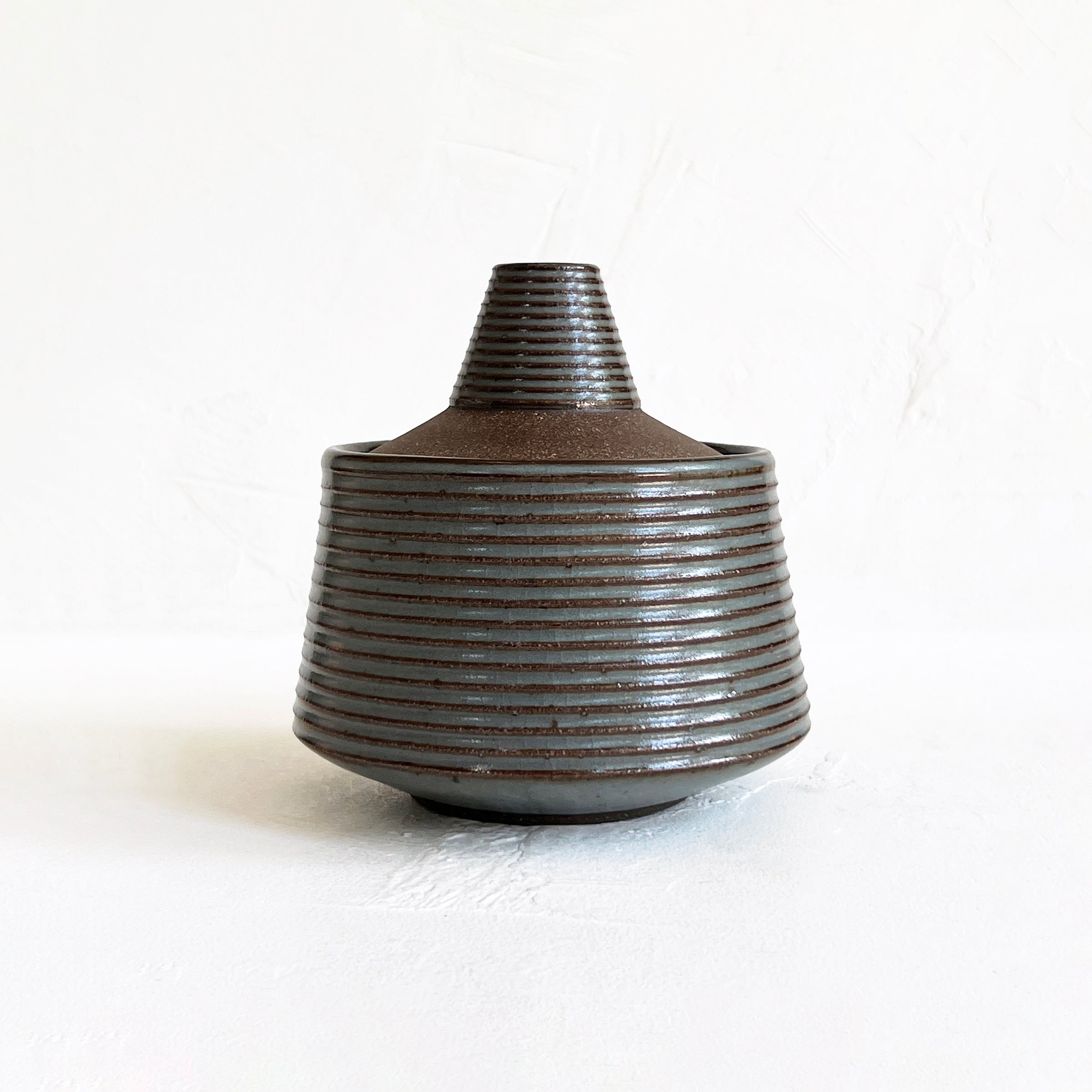 Lidded Vessel in Maryland Blue