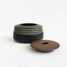 Load image into Gallery viewer, Archer Lidded Vessel in Maryland Blue