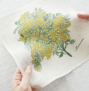 Isabelle Boinot Handkerchief in Mimosa