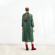 Load image into Gallery viewer, Hallie Dress in Vert Buis