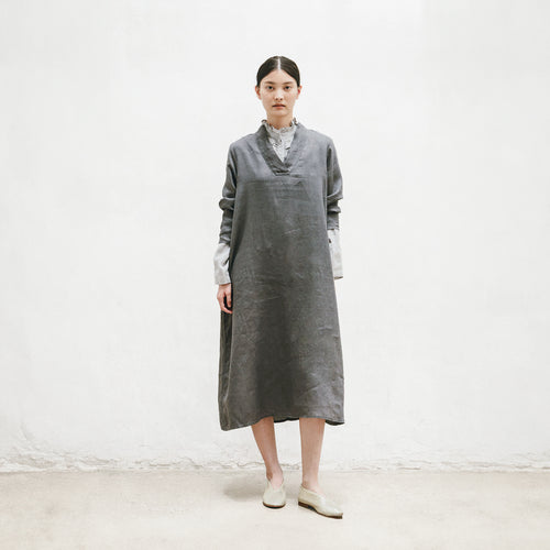 Hallie Dress in Acier