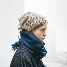 Load image into Gallery viewer, Linen Knit Scarf in Natural