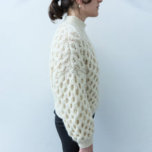 Load image into Gallery viewer, Waffle Wool Sweater in Natural
