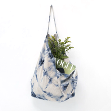 Load image into Gallery viewer, Natural Linen Bag in Tie Dye