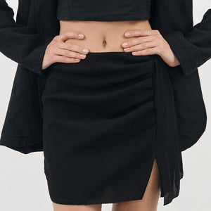 Bella Miniskirt in Black