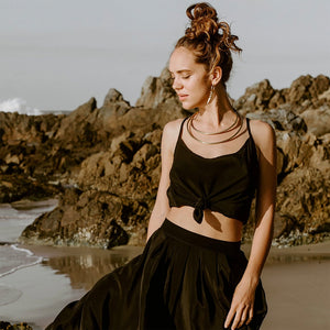 Silk Cami in Black