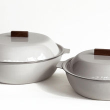 Load image into Gallery viewer, Kakomi Enamel Pot in Sand Beige