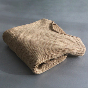 Trapezoid Sweater in Camel