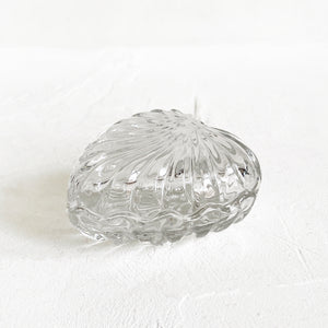 Vintage Glass Heart Box