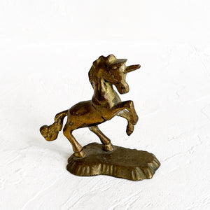 Vintage Brass Unicorn