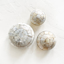 Load image into Gallery viewer, Vintage Mother of Pearl Globe Container