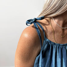 Load image into Gallery viewer, Aurore Dress in Indigo Stripes
