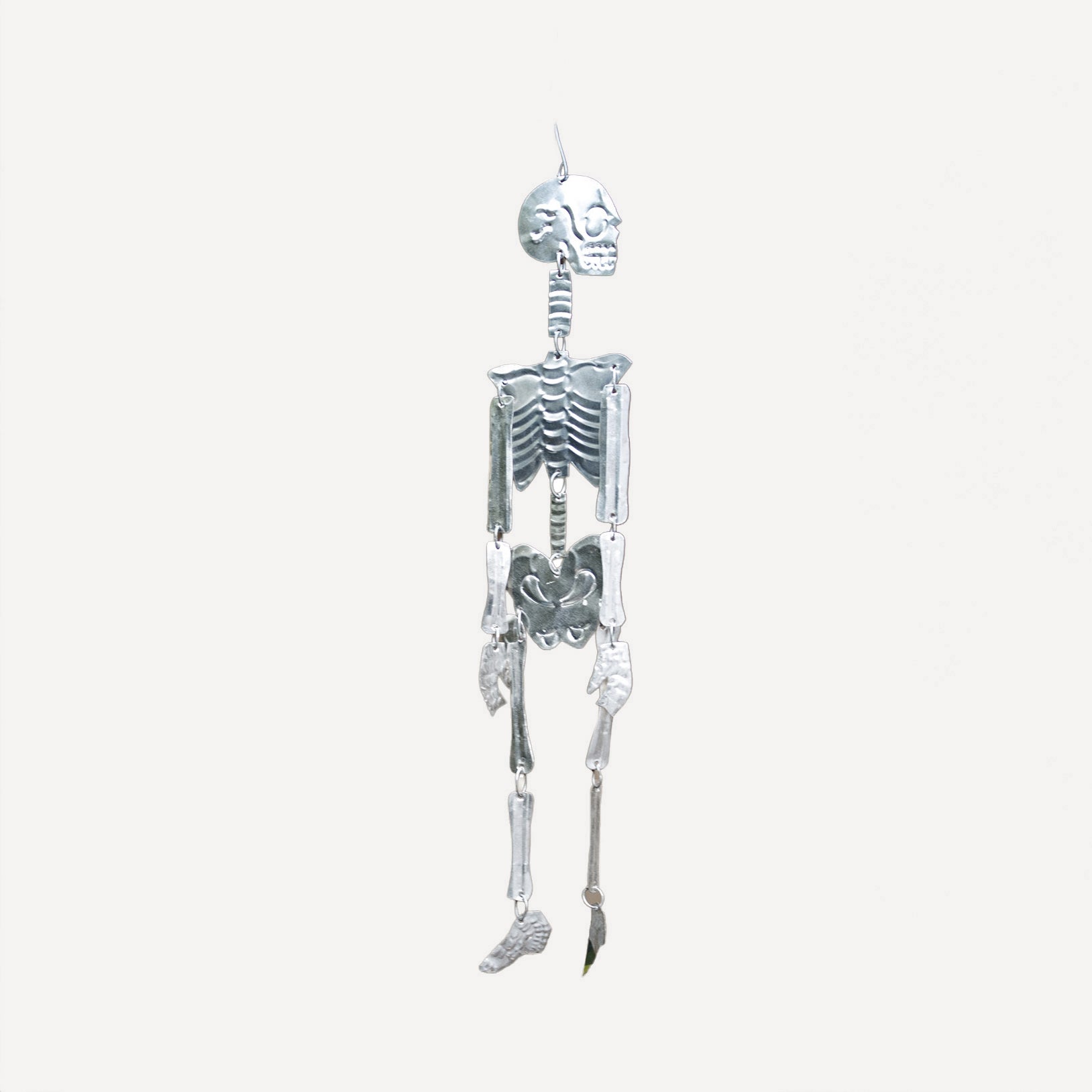 Silver Milagro Skeleton