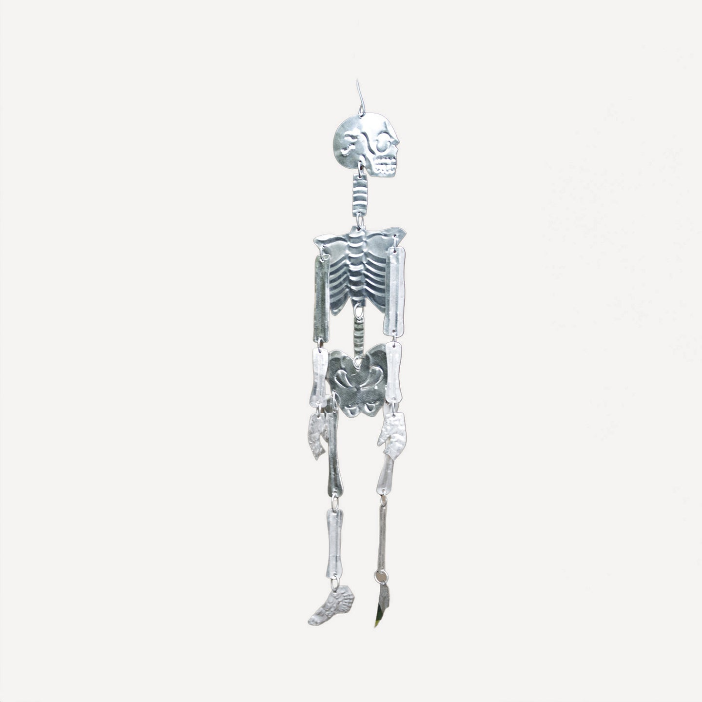 Silver Milagro Skeleton