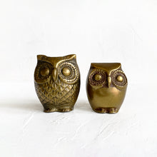 Load image into Gallery viewer, Vintage Brass Owl