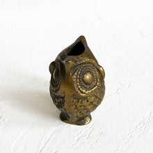 Load image into Gallery viewer, Vintage Brass Owl