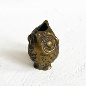 Vintage Brass Owl