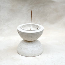 Load image into Gallery viewer, Sphere Incense Burner in Travertine