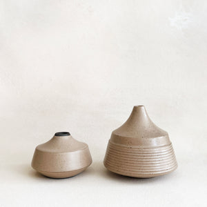 Bud Vase in Taupe