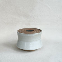 Load image into Gallery viewer, Lidded Vessel in Warm White
