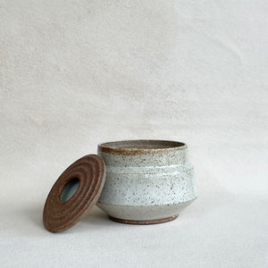 Speckled Lidded Vessel