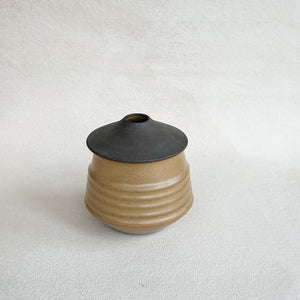 Lidded Vessel in Pumpkin