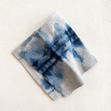 Load image into Gallery viewer, Tie-Dyed Indigo Linen Napkins