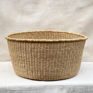 Simple Oversized Floor Bolga Basket