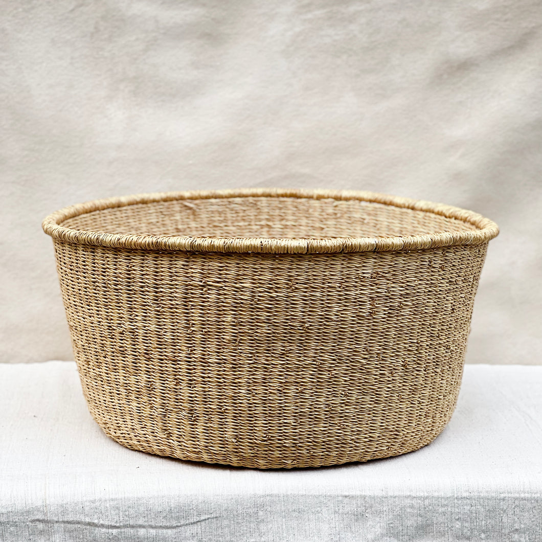 Simple Oversized Floor Bolga Basket