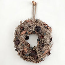 Load image into Gallery viewer, Dried Natural Seed Wreath