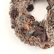 Load image into Gallery viewer, Dried Natural Seed Wreath