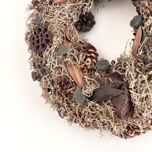 Dried Natural Seed Wreath