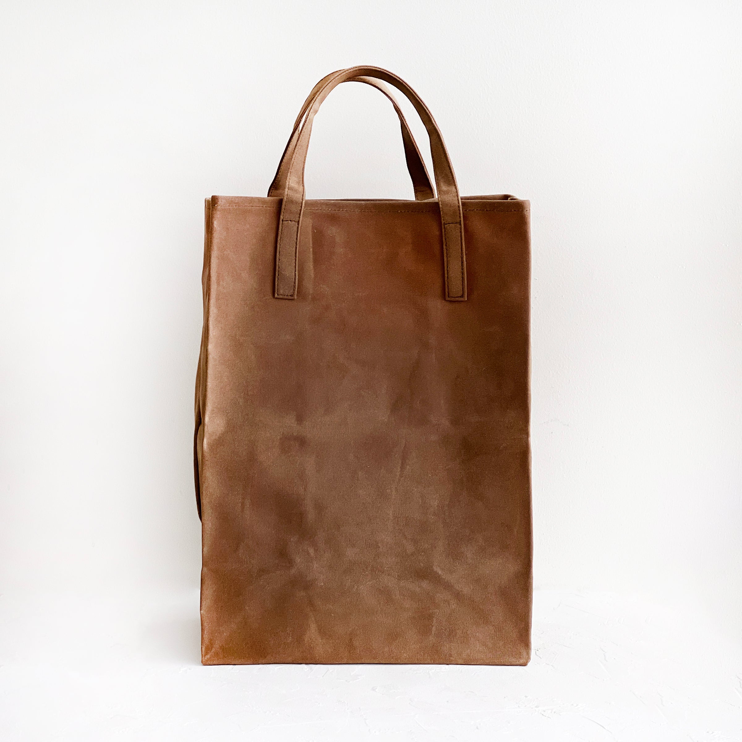 Hand Waxed Canvas Grocery Bag