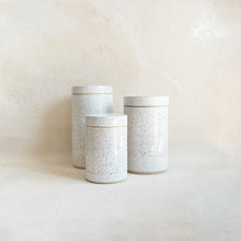 Load image into Gallery viewer, White Ceramic Canister