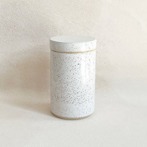 White Ceramic Canister