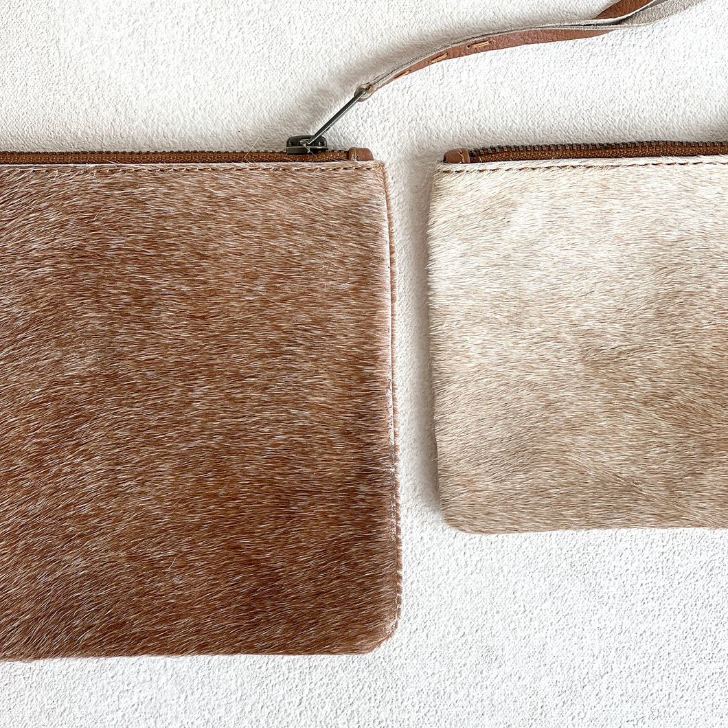 Kyoto Leather Pouch in Brown